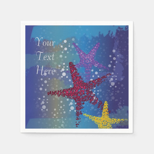 Starfish Seastar Serviette (Vorderseite)