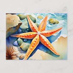 Starfish Serenity Postkarte