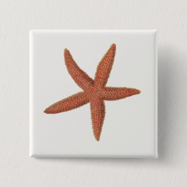 Starfish - Sherman Denton Fish Lithograph Button (Vorderseite)