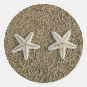 Starfish-Siegel Runder Aufkleber