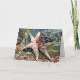 Starfish Spaß zum Nachdenken Karte