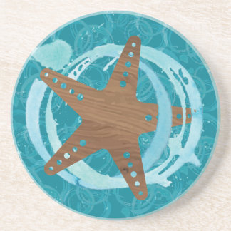 Starfish Splash Sandstone Untersetzer