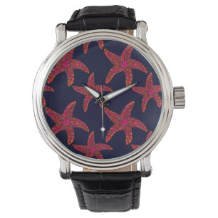 Starfish Stilmuster Armbanduhr