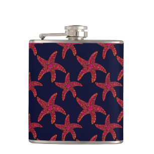 Starfish Stilmuster Flachmann