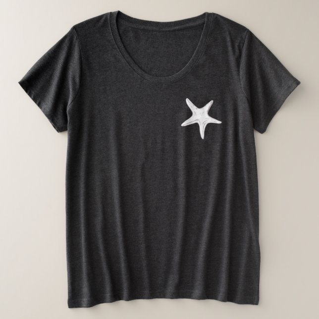 Starfish sur le logo avant/CT sur le dos (Design devant)