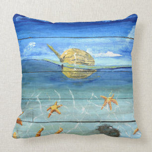 Starfish-tropisches Designer-Wurfs-Kissen 20" x Kissen