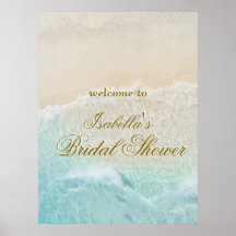 Starfish und Muscheln Tropical Beach Brautparty