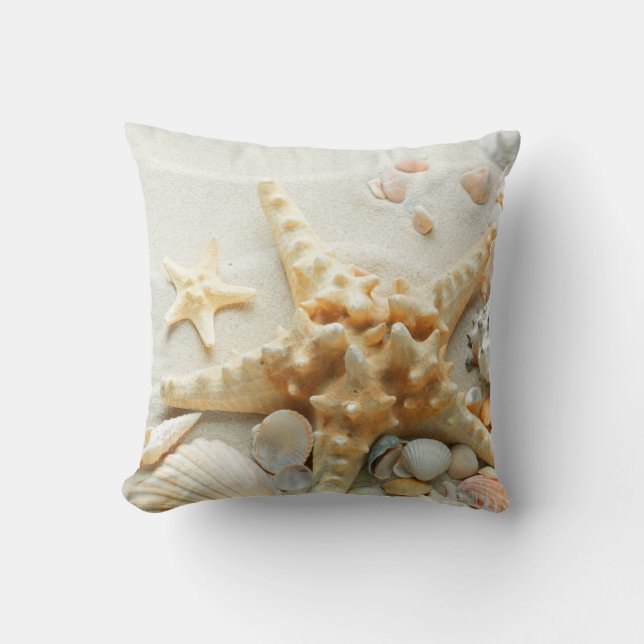 STARFISH-UND SEASHELLS-KISSEN KISSEN (Vorderseite)