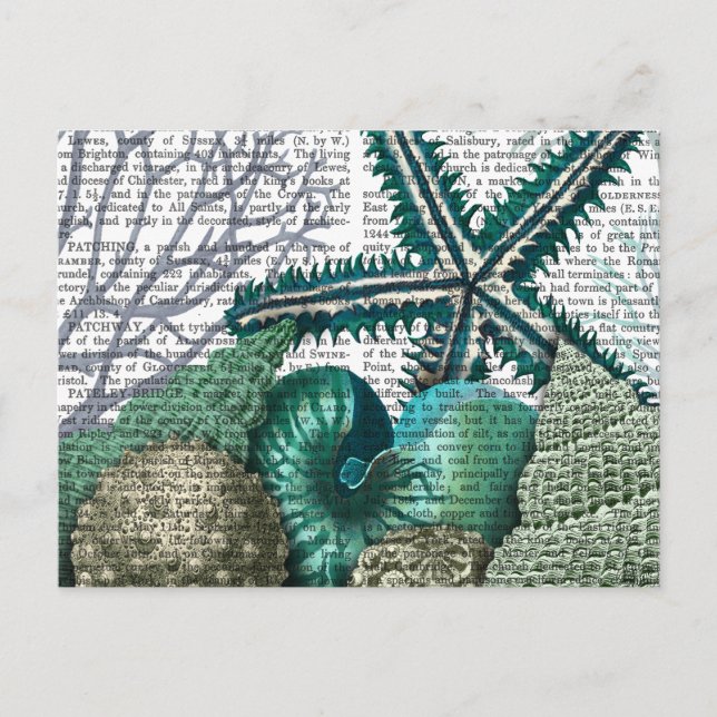 Starfish unter dem Meer Postkarte (Vorderseite)
