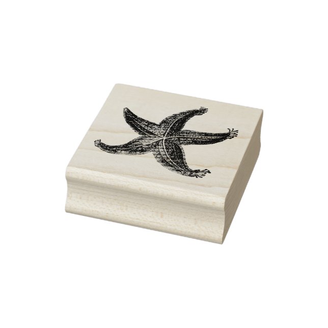 Starfish Vintage Meeressterne Gummistempel (Stempel)