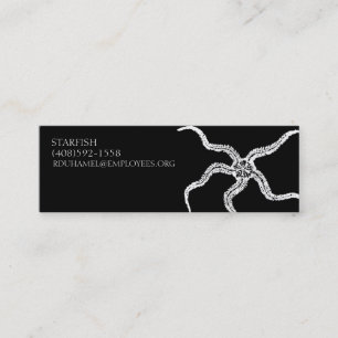 STARFISH-VISITENKARTE #2 MINI VISITENKARTE