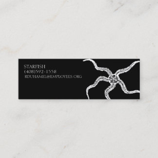 STARFISH-VISITENKARTE #2 MINI VISITENKARTE