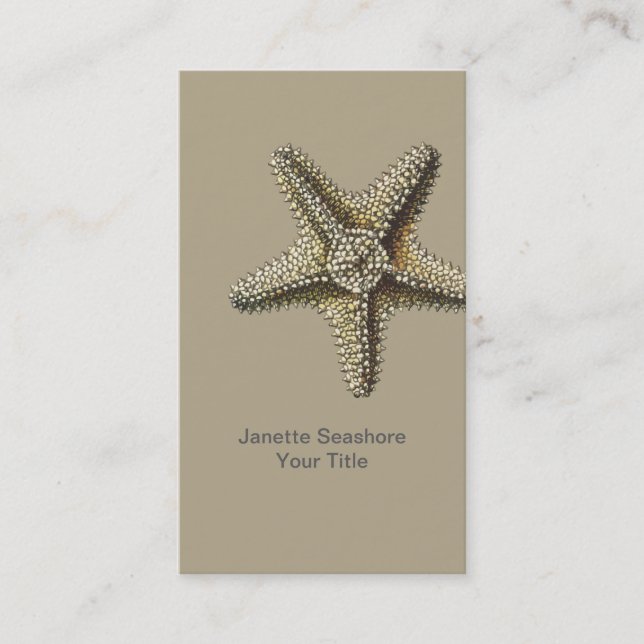 Starfish-Visitenkarte Visitenkarte (Vorderseite)