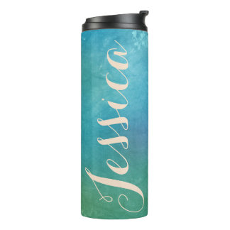 Starfish-Wasser-Flasche isoliert Thermosbecher