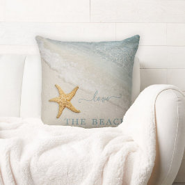 Starfish Waves Beach House Kissen