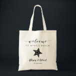 Starfish Wedding Welcome Bag for Beach Destination Tragetasche<br><div class="desc">Füllen Sie diese schöne Tasche mit Ihren Lieblings-Leckereien,  um Gäste zu Ihrer Hochzeit willkommen zu heißen!</div>