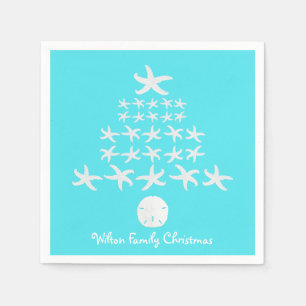 Starfish Weihnachtsbaum Personalisiert Napkins Serviette