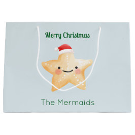 Starfish Weihnachtsfest Große Geschenktüte
