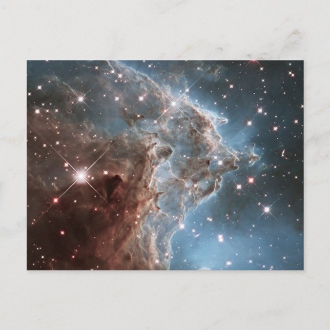 Starforming Region Ngc 2174, Affenkopfnebel. Postkarte (Vorderseite)