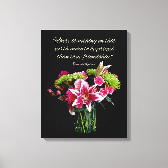 Stargazer Bouquet Freundschaftsangebot Leinwanddruck (Vorderseite)