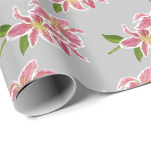Stargazer Lilie Geschenkpapier