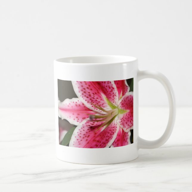 Stargazer-Lilien-Kaffee-Tasse #1 - 11oz Kaffeetasse (Rechts)