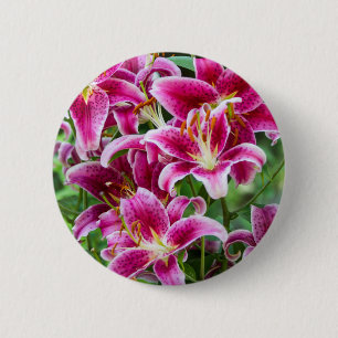 Stargazer Lilies Button