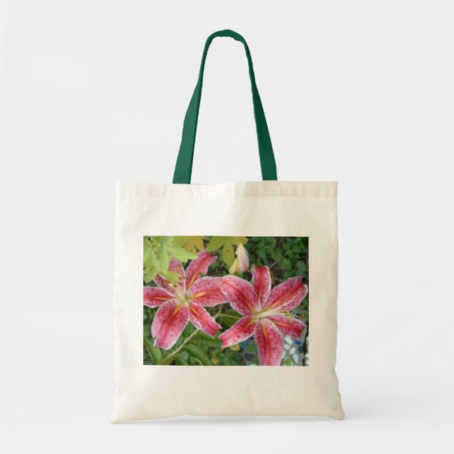 Stargazer Lilies Garden Tragetasche (Vorne)