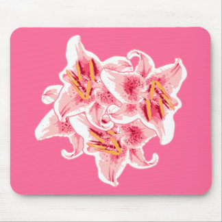 Stargazer Lilies Mousepad