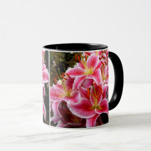 "Stargazer" Lilies Tasse