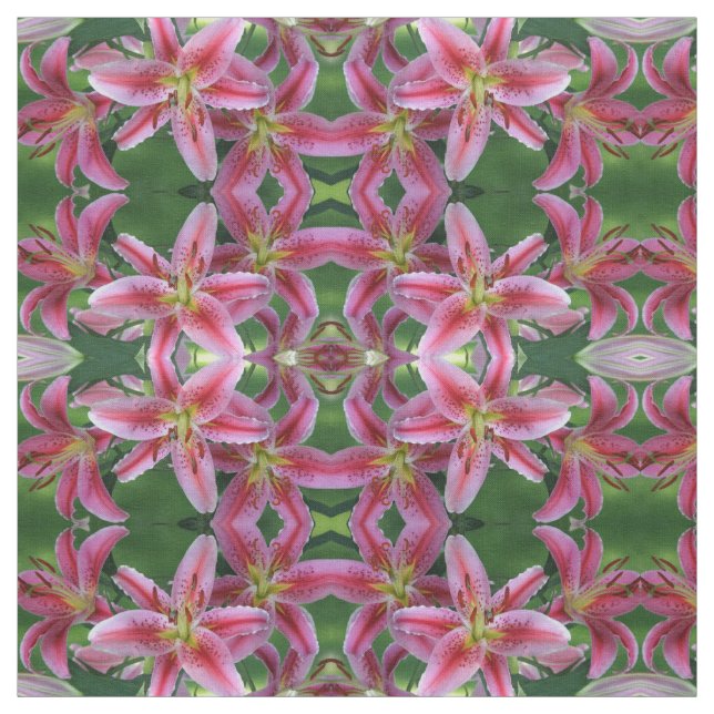 Stargazer Lily 8663 Stoff (Muster)