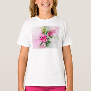 Stargazer Lily Blume Aquarell - wb 02 T-Shirt
