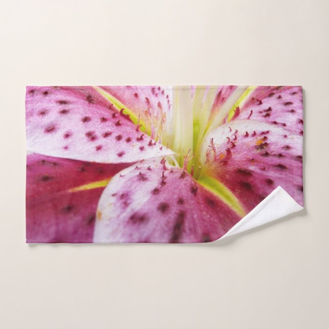Stargazer Lily Bright Magenta Handtuch (Handtuch)