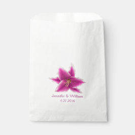 Stargazer Lily Gastgeschenk Hochzeit Bag Geschenktütchen