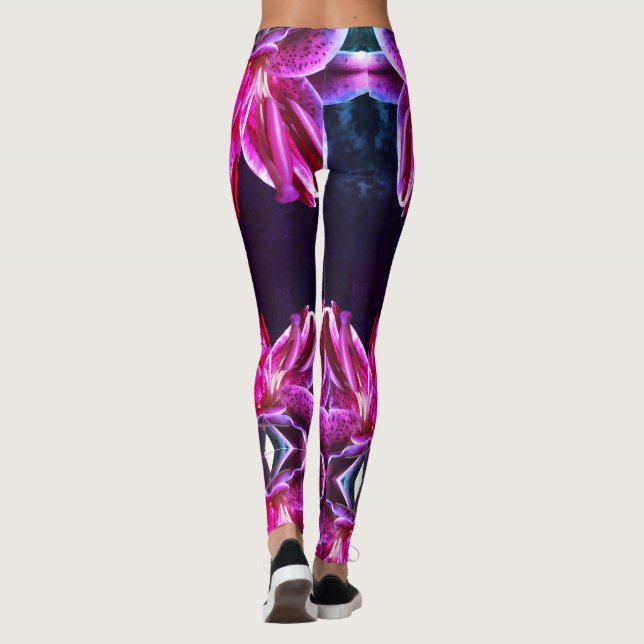 Stargazer Lily Leggings (Rückseite)