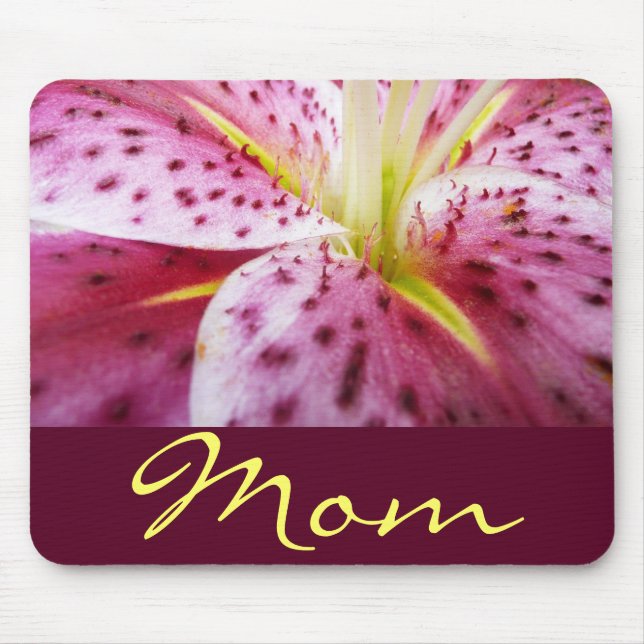 Stargazer Lily Personalisiert Mousepad (Vorne)