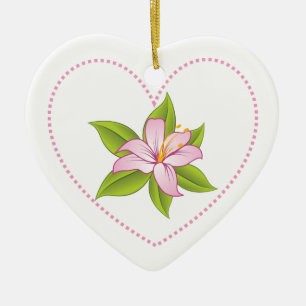 Stargazer lys rose ornement personnalisé