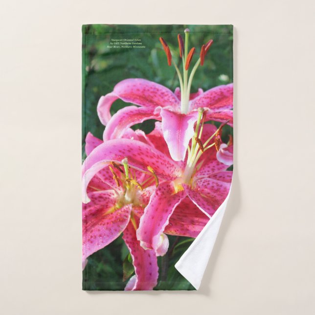 Stargazer-Orientale-Lilien Handtuch (Handtuch)