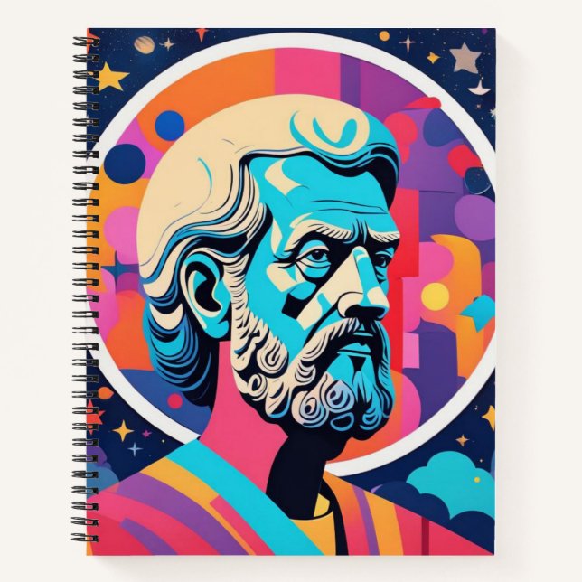 Stargazer Philosopher: Der Kosmos des Geistes Notizbuch (Vorderseite)