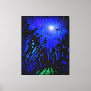 StarGazers (Wrapped Canvas) Leinwanddruck