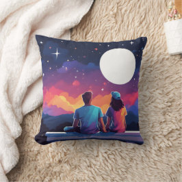Stargazing Couple Kissen