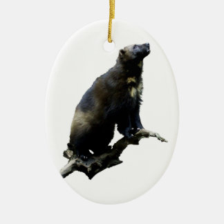 Stargazing Wolverine Keramikornament
