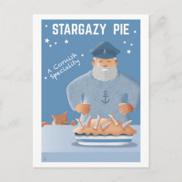 Stargazy Pie postcard Postkarte