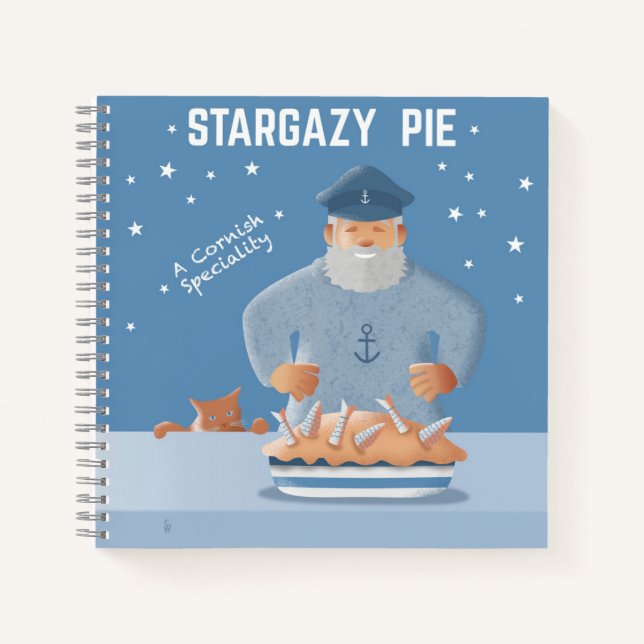 Stargazy Pie Spiral Notebook Notizbuch (Vorderseite)