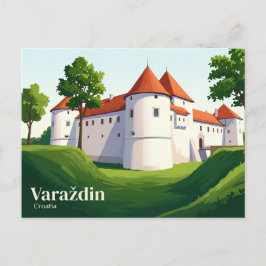 Stari Grad Schloss Kroatien Postkarte