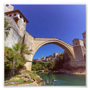 Stari höchst, Mostar, Bosnien und Herzegowina Fotodruck