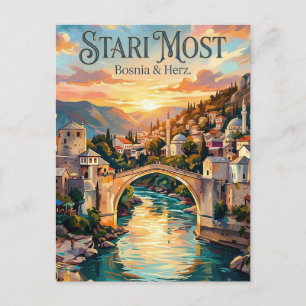 Stari Most Bosnien & Herzegowina Postkarte