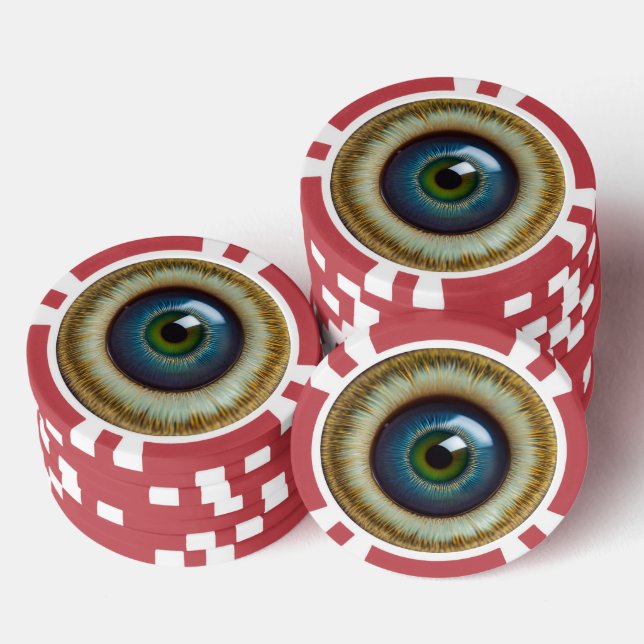 Staring Eyeball Pokerchips (Stapel)