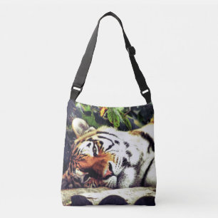 Staring Tiger Tragetaschen Mit Langen Trägern