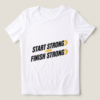 Stark beginnen, stark beenden - Athletic Tee